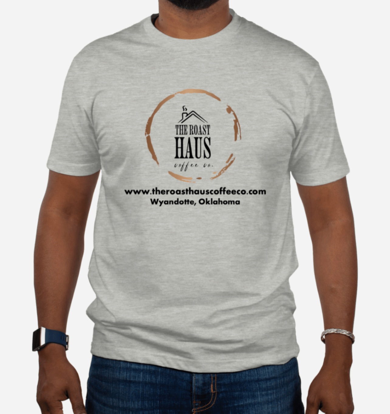 100% Cotton T-Shirt Grey – The Roast Haus Coffee Co. 100% Cotton T-Shirt Grey – The Roast Haus Coffee Co.